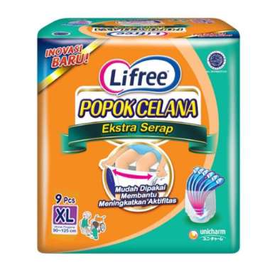 Promo Harga Lifree Popok Celana Ekstra Serap XL9 9 pcs - Blibli