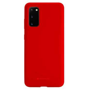Case Samsung Galaxy S20 Plus Mercury Silicone Case Goospery Casing Anti Noda Original S20 Plus RED