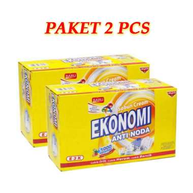 [PAKET 2 PCS] Original Sabun Cream Ekonomi Anti Noda Kotak 2850gr - Sabun Colek Ekonomi - Sabun Ekon
