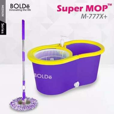 SUPER MOP BOLDE M-777X+ ALAT PEL LANTAI - Biru
