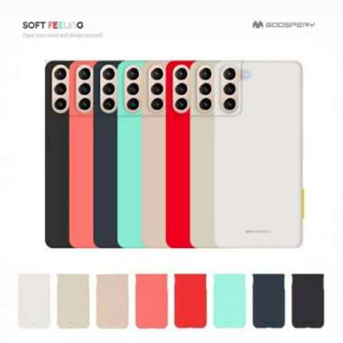 Case Samsung Galaxy S21 Soft Feeling Mercury Goospery Soft Case Original Red