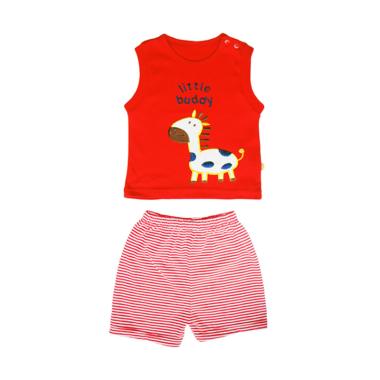 PLEU Little Buddy Setelan Baju Bayi Laki-Laki