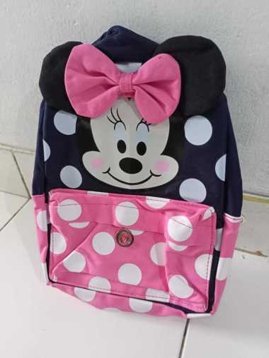 TAS RANSEL MICKEY MINNIE DISNEY BACKPACK MINNIE MOUSE HITAM