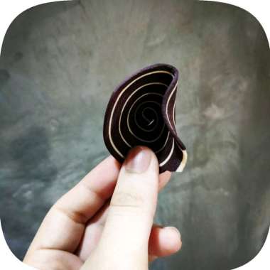 Kue Kuping Gajah / Keripik Kuping Gajah Lingkaran Coklat / Kue Kering Cokelat