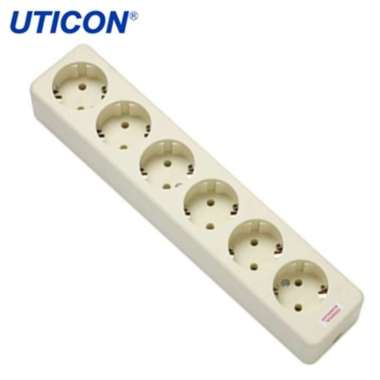 UTICON Stop Kontak 6 / Stop Kontak Uticon 6 Lubang (PCS)