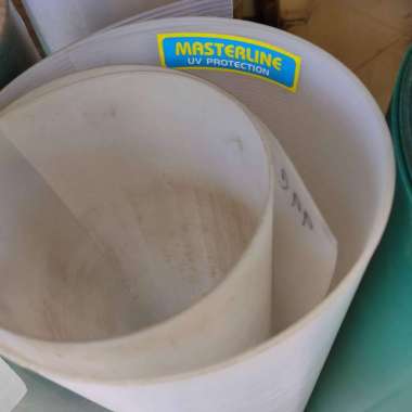 Fiber Pagar Pintu Tralis Jendela Atap Genteng Motif Warna Tebal Putih