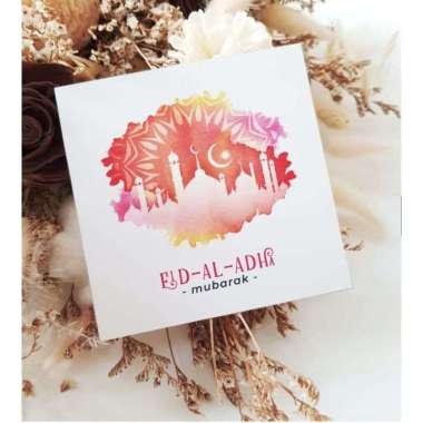 Tambahan Kartu Ucapan Love You / Happy Birthday Wedding / Terima Kasih - idul adha