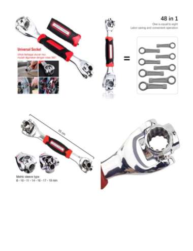 kunci pas Tiger Wrench Kunci Pas 48 in 1 Universal Wrench