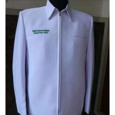 JASKET GURU JASKET DOSEN JASKET PRIA - Hitam, XS Putih L