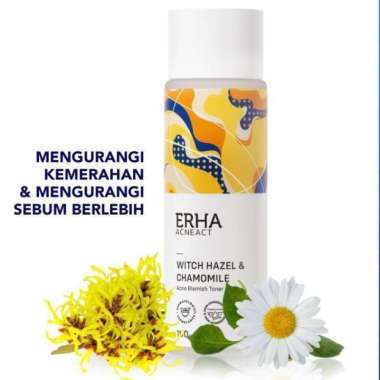 ERHA AcneAct Witch Hazel & Chamomile Acne Blemish Toner 100ml - Toner Wajah Berjerawat - Toner Ampuh