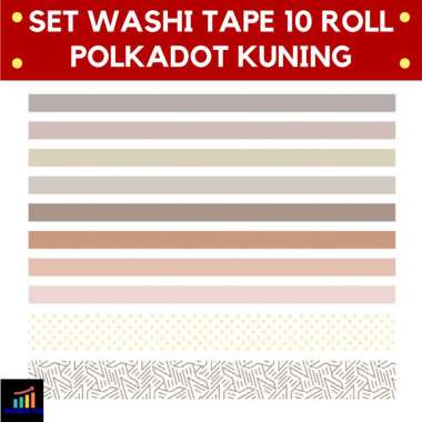 Jual washi tape 1 set 10 roll sanrio solatip set termurah lucu
