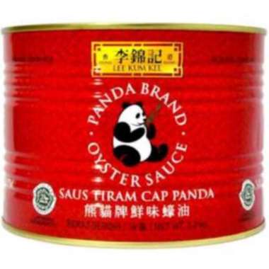 Saus tiram leekumkee cap panda kemasan kaleng 2,2kg