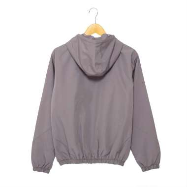 Hemline Project Jaket Parasut Hoodie Wanita Aima Grey S-M