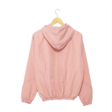 Hemline Project Jaket Parasut Hoodie Wanita Aima Peach S-M