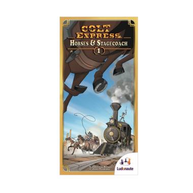 MONOPOLIS Colt Express Horses and Stagecoach Expansion Board Game