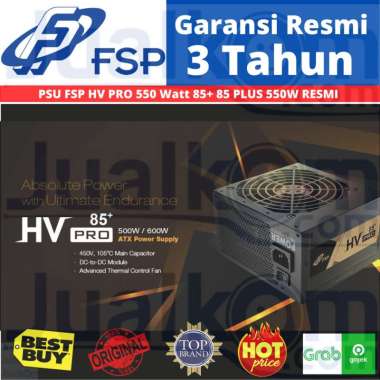 Power Supply FSP HV Pro 550W 85 Plus Bronze