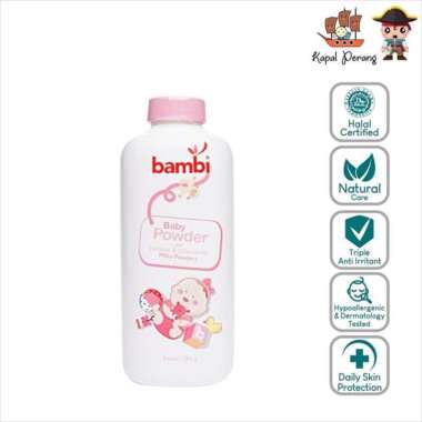 Bambi Baby Powder Bedak Milky Powdery 200 gram