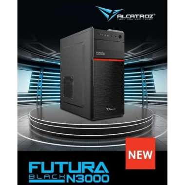 Casing Alcatroz Futura Black N3000 - With Psu 450 Watt