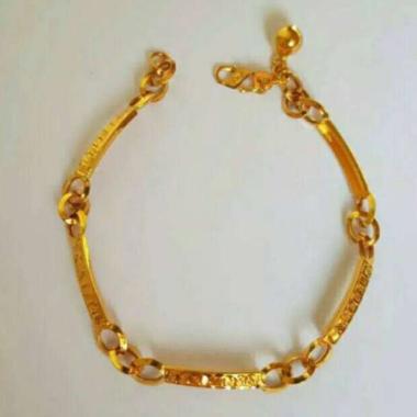 Gelang papan elegant emas asli kadar 700
