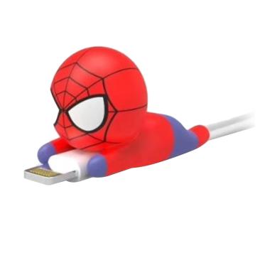 LOLLYPOP Spiderman Cable Bite Lightning Android Micro Charger for iPhone