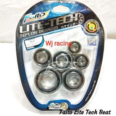 Bearing Laher Mesin Komplit Beat, Scoopy Faito Lite Tech Silver