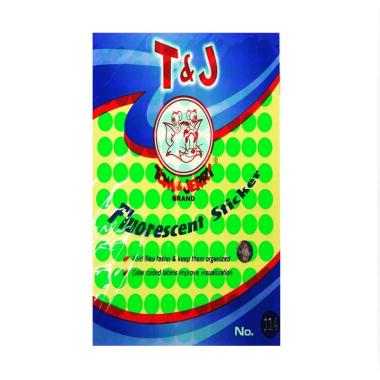 Label Tom & Jerry No. 114 Warna Label Stiker Hijau