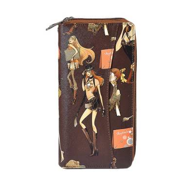 JAVA SEVEN DKI 607 Dompet Wanita - Coklat