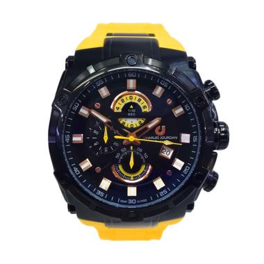 Charles Jourdan Chronograph Jam Tangan Pria [CJ1022-1] Yellow