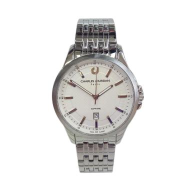 Charles Jourdan Sapphire Jam Tangan Pria [CJ1057-1] Silver