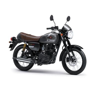 Kawasaki W175 Cafe Racer Sepeda Motor [VIN 2019/ OTR Jabodetabek] No Grey JABODETABEK