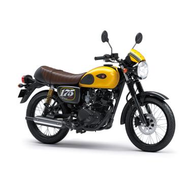 Kawasaki W175 Cafe Racer Sepeda Motor [VIN 2019/ OTR Jabodetabek] No Yellow JABODETABEK