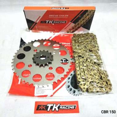 Gear Set CB150R CBR150 TK Racing 428 HSL Gold