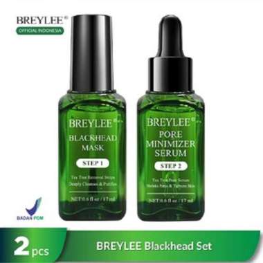 BREYLEE Blackhead Set - Paket Serum Pembersih Komedo Hitam Dihidung / Penghilang Komedo Ampuh / Seru