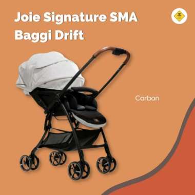 Joie Sma Baggi 4WD Drift Signature Stroller carbon