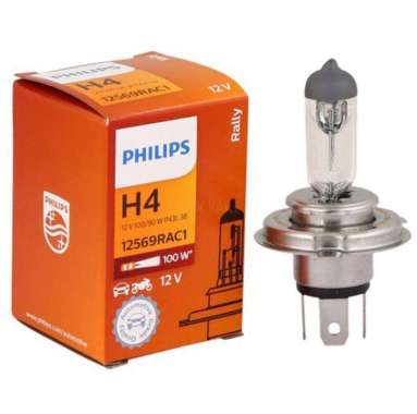 Philips H4 12V Bohlam Lampu Besar for Mobil [60/55W & 100/90W / 1 Pcs] 60/55 Watt