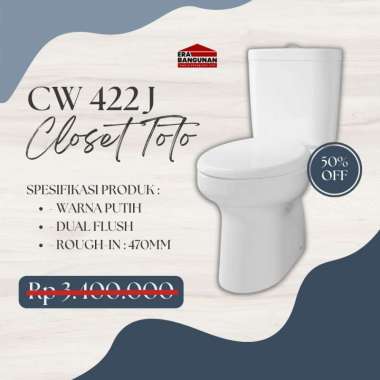 Closet Duduk Toto CW 422 J + SW 422 JP / CW422J + SW422JP