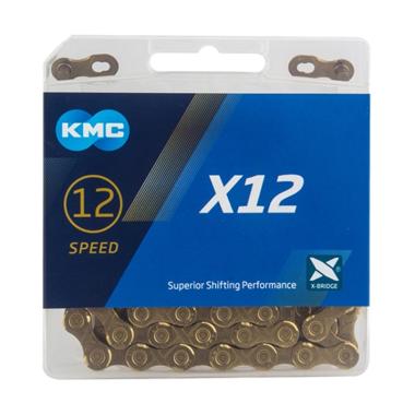 KMC X12 Chain Rantai Sepeda - Gold [12 speed] #4.0 GOLD
