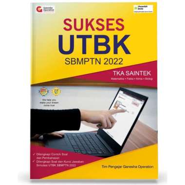 BUKU UTBK SAINTEK 2022 GO TERBARU ! Sukses UTBK Saintek TIM GANESHA OPERATION - BUKU SBMPTN SAINTEK