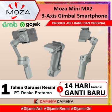 KameraKamera Moza Mini MX 2 Gimbal Stabilizer HP Smartphone - Garansi Resmi Hitam