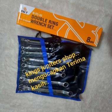 Kunci ring ring set IWT 8pc 6mm sd 24mm CRV JAPAN kunci dobel ring IWT