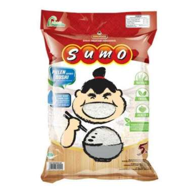 Beras Sumo Merah Kuning Hijau 5kg - 5 kg merah