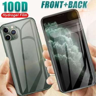 Hydrogel DEPAN BELAKANG IPHONE X XS XR XS MAX 11 12 PRO MAX 11 11 pro 12 mini anti gores Clear IPHON