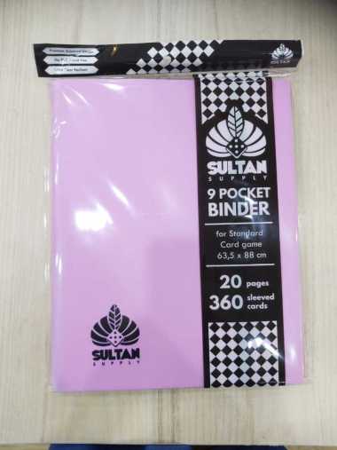 Sultan Supply Card Album 9 Pocket Binder Lilac