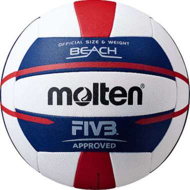 Molten Bola Voli Pantai V5B5000 5 White, Red & Green