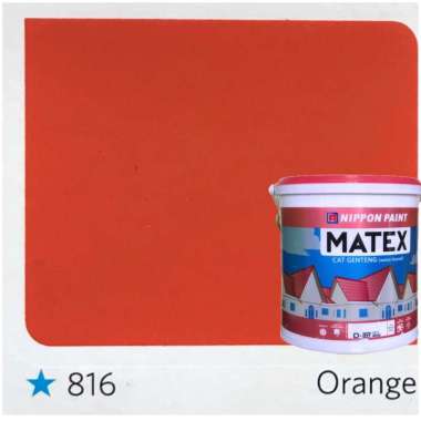 Cat Genteng Matex Nippon Paint 2.5 liter Orange 816