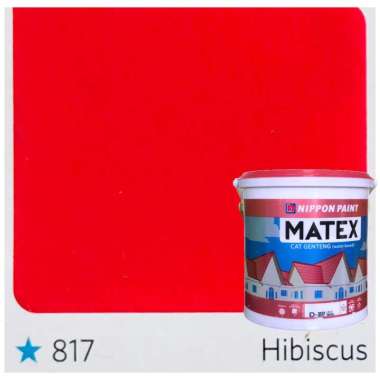 Cat Genteng Matex Nippon Paint 2.5 liter Hibiscus 817