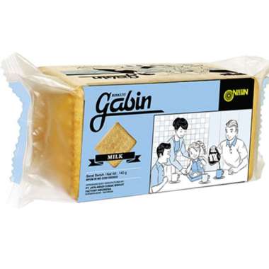 Promo Harga NISSIN Biskuit Gabin Milk 140 gr - Blibli