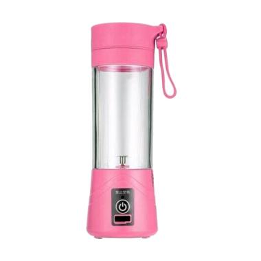 Shake n Take Blender Juicer Cup | Blender Jus Buah Mini Portable Pink