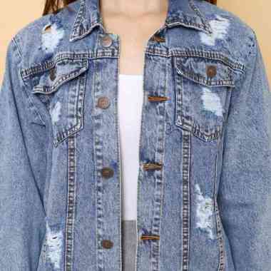 Jual Jacket Denim Hoodie Original 