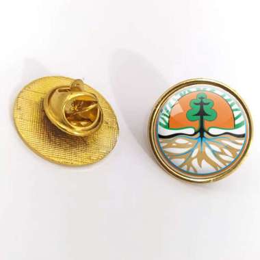 Mulyocreative Pin Kementerian Lingkungan Hidup dan Kehutanan RI [2 pcs] Bulat